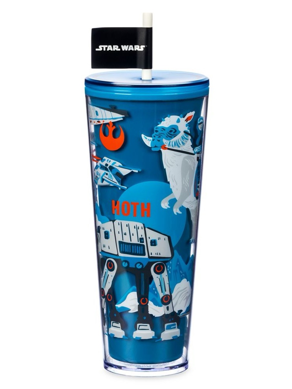 Star Wars Hoth Collection Tumbler With Straw Starbucks Discovery Collection NIB